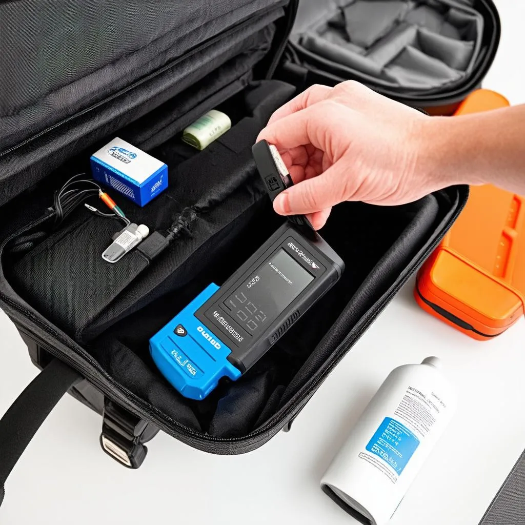 OBD Scanner in Luggage