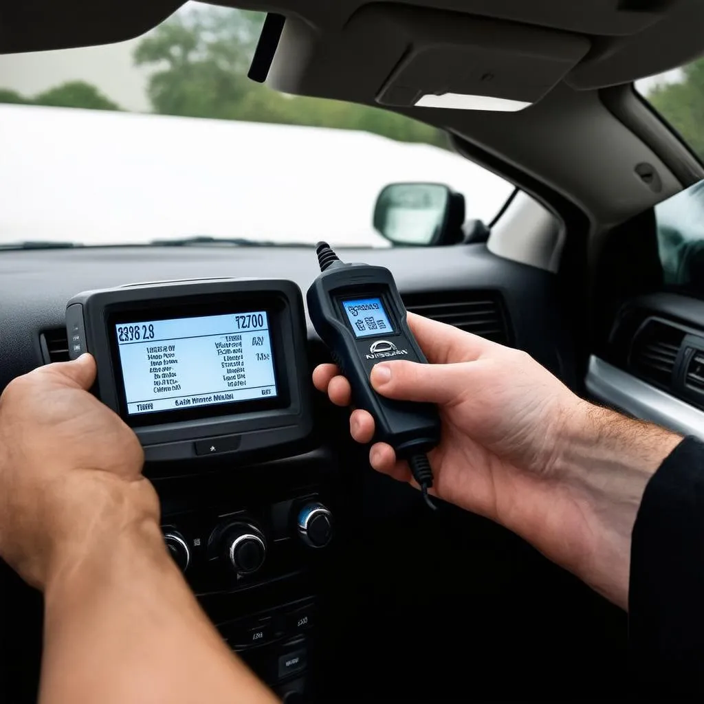 OBD Scanner In Use