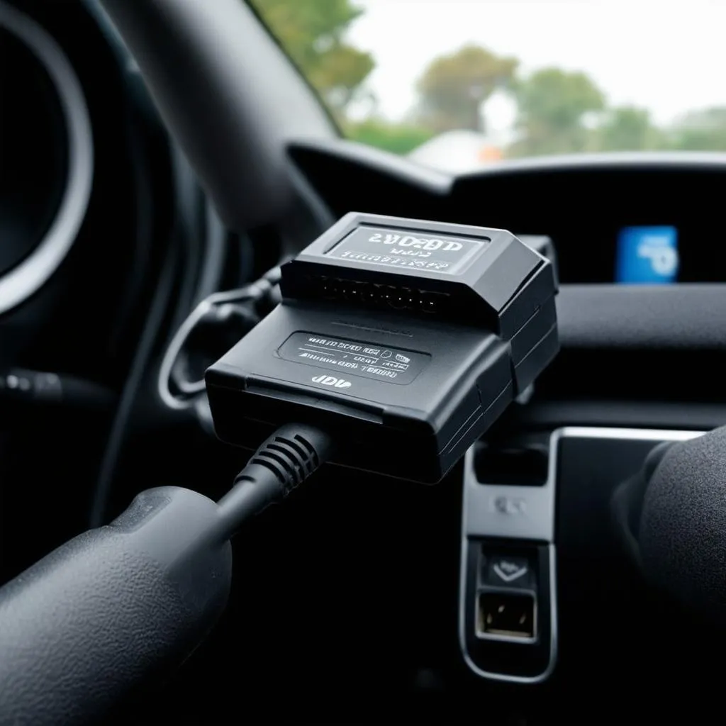 OBD Scanner in Use