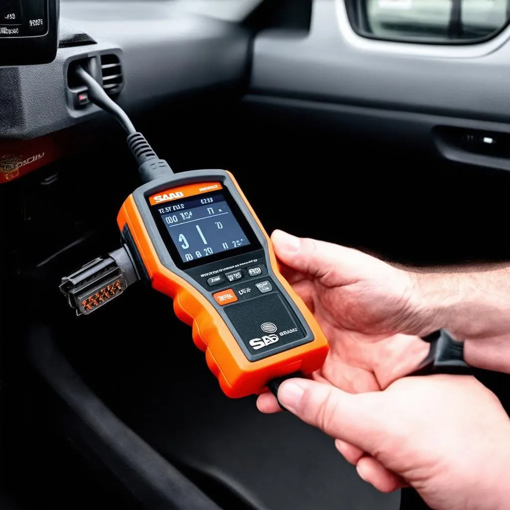 OBD Scanner in Use