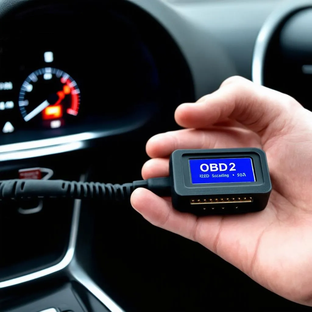 OBD2 Scanner in Car