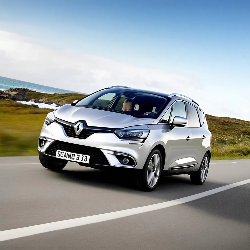 Renault Scenic on the Road