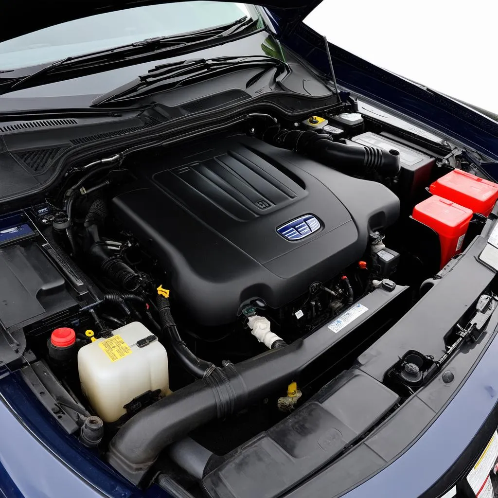 Saab 9-3 Engine Bay