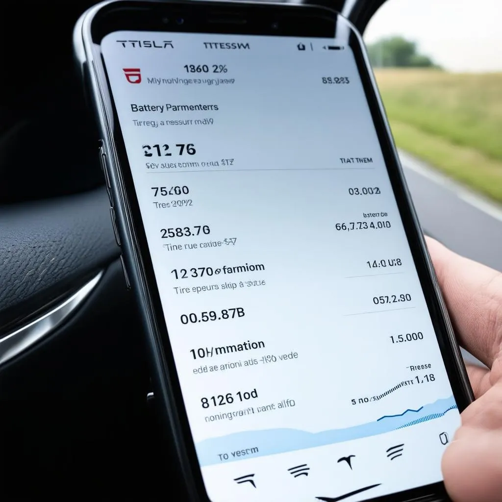 Tesla Model 3 Diagnostics App