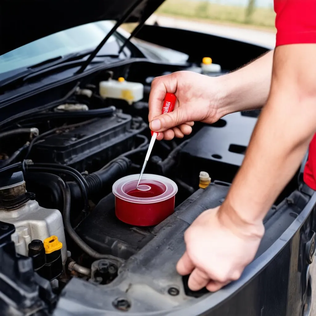 transmission fluid check