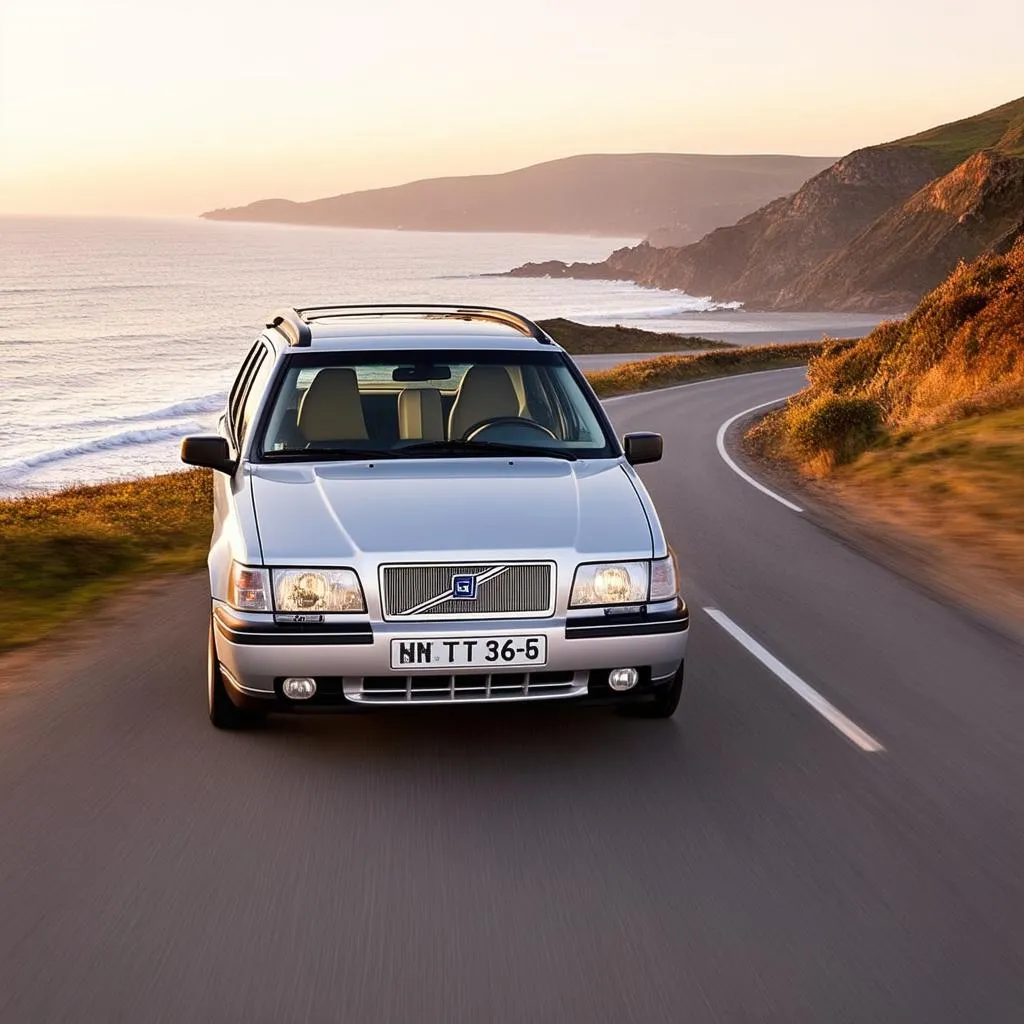 Volvo 850 Driving on a Scenic Road