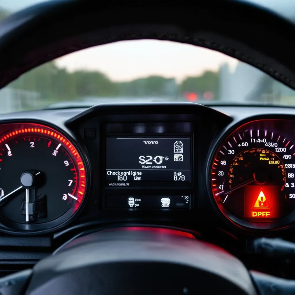 volvo truck dashboard warning lights