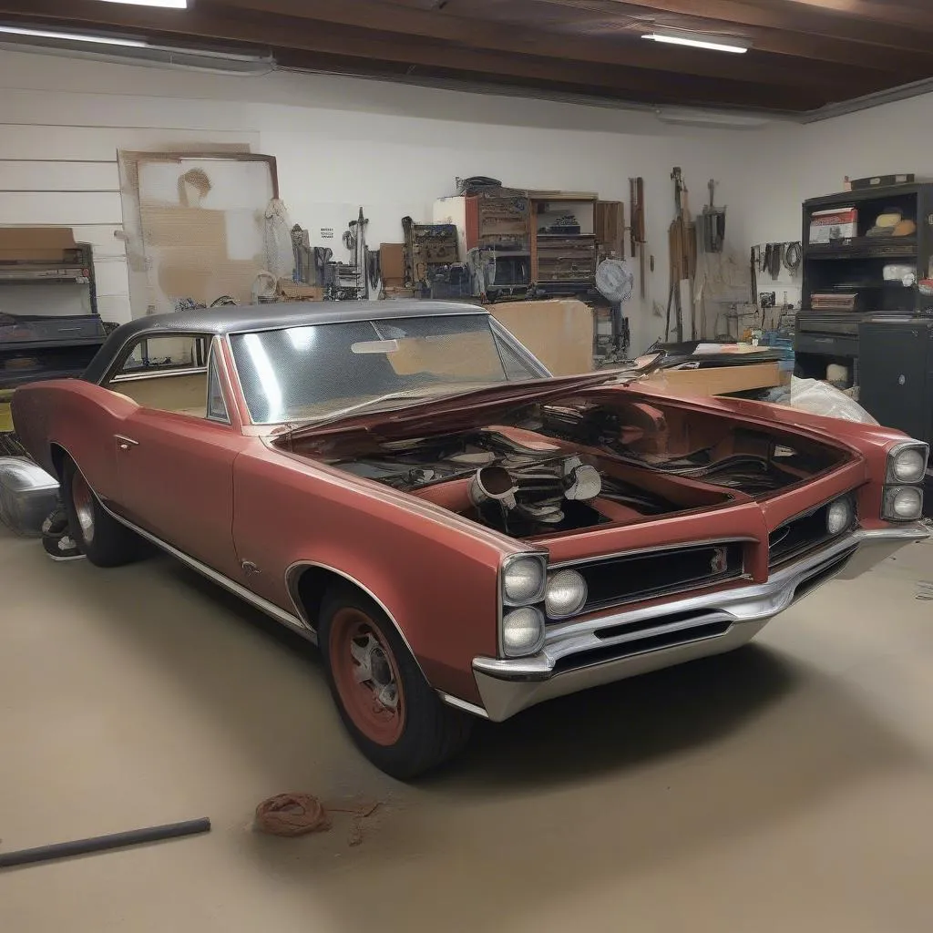 1966 Pontiac GTO Project Car for Sale: A Dream Machine Waiting to Be Restored