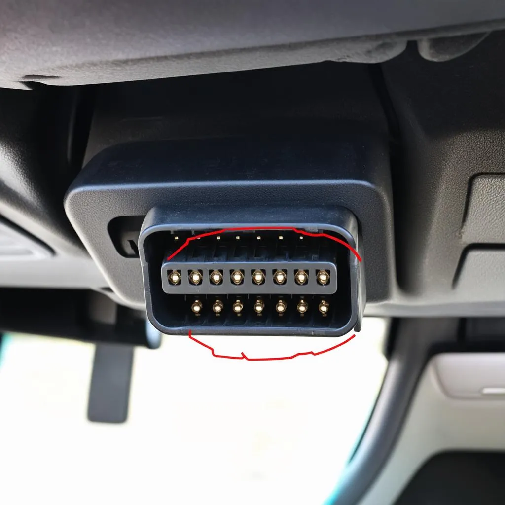 1995 Subaru Impreza OBD Connector Location