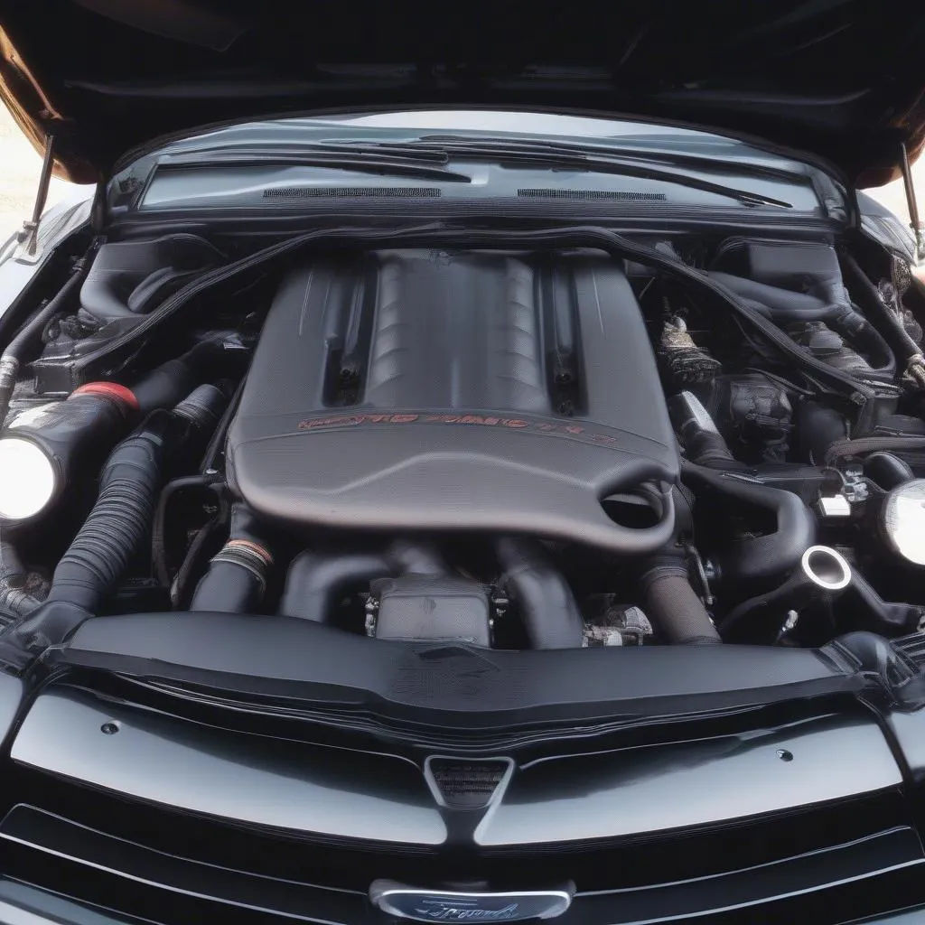 1995 Ford Mustang Engine Bay