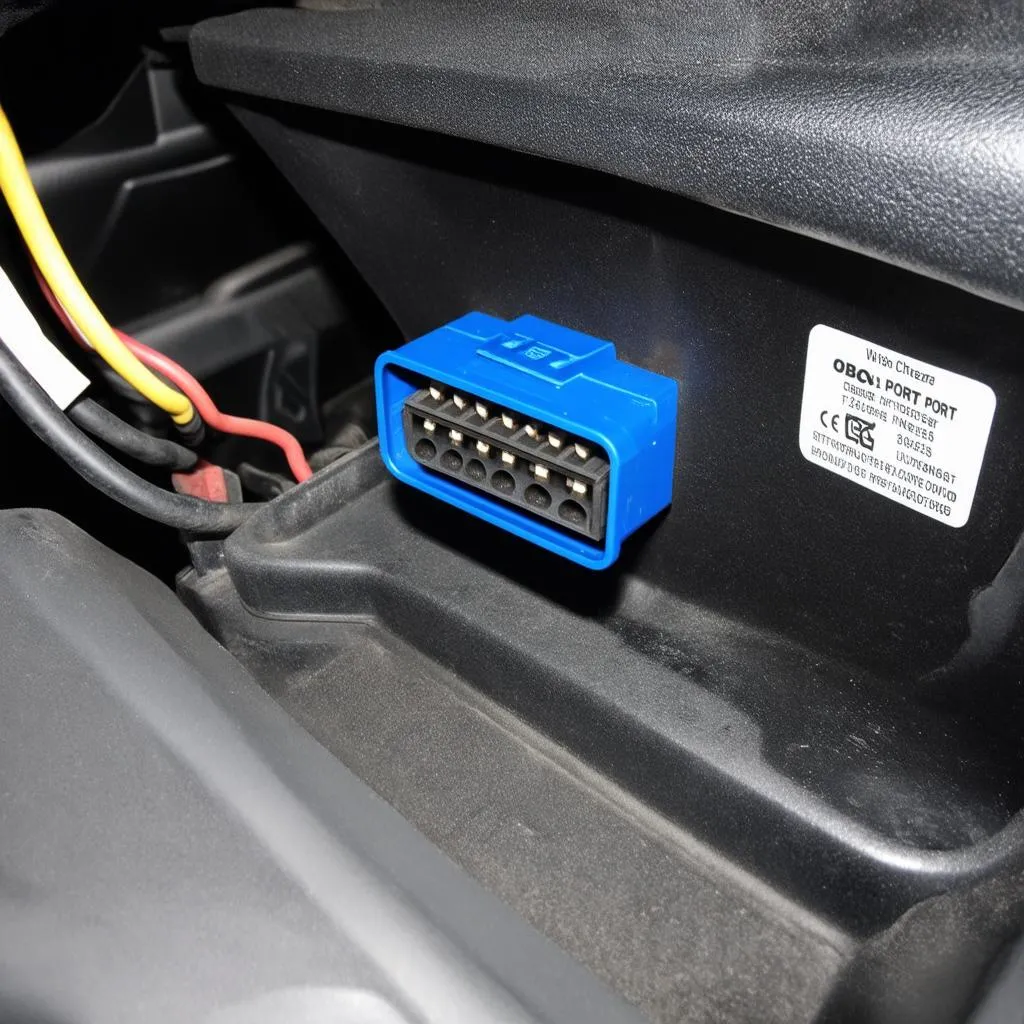 Where is the OBD Port on a 2001 Blazer?