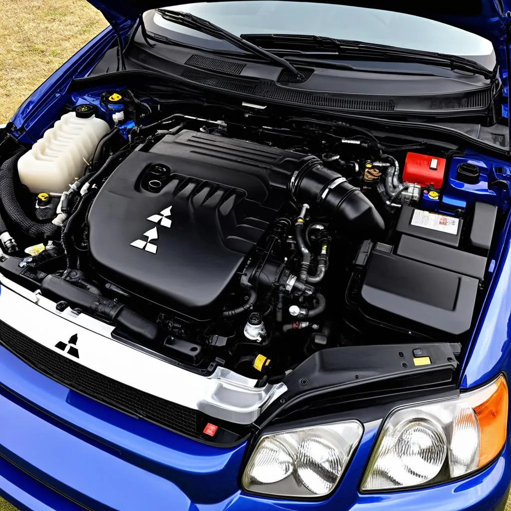 2002 Mitsubishi Lancer Engine Bay