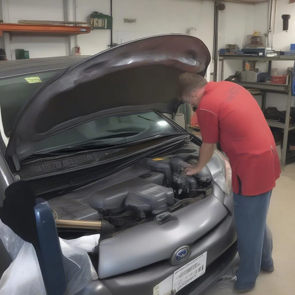 Inspecting the Radiator for Overheating