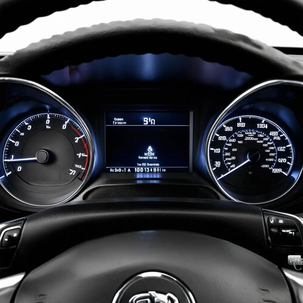 Dashboard of a 2009 Buick Lucerne