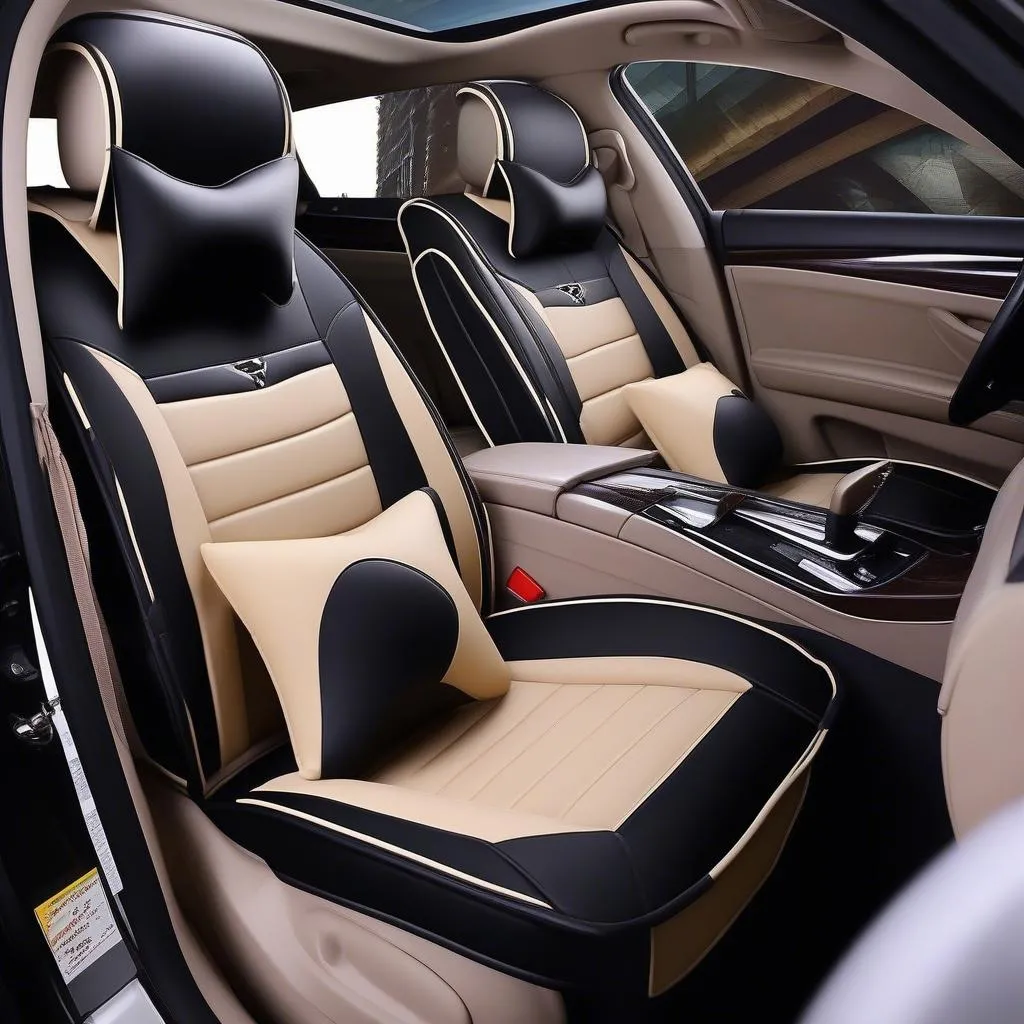 2016 Hyundai Sonata Car Seat Covers Leather 