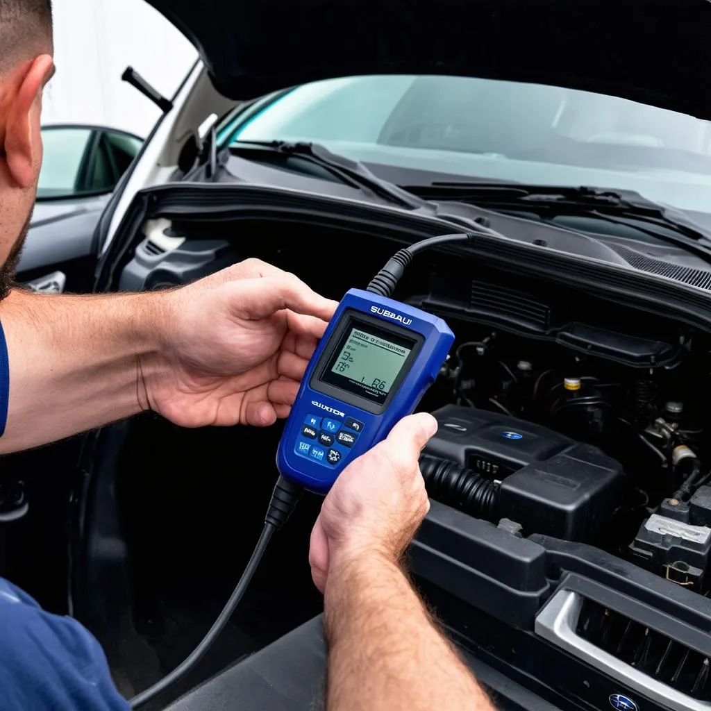 OBD Scanner in Use