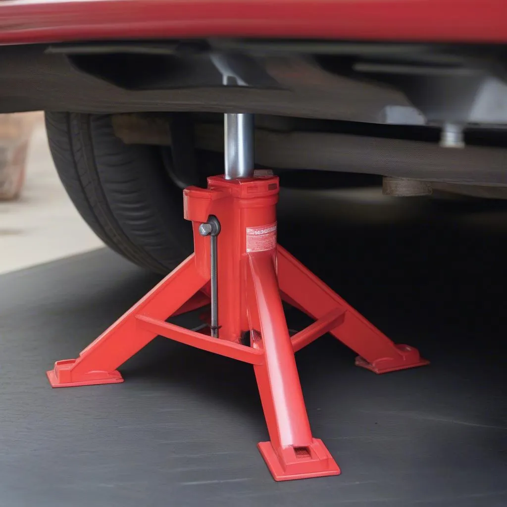 5-ton car jack with jack stands