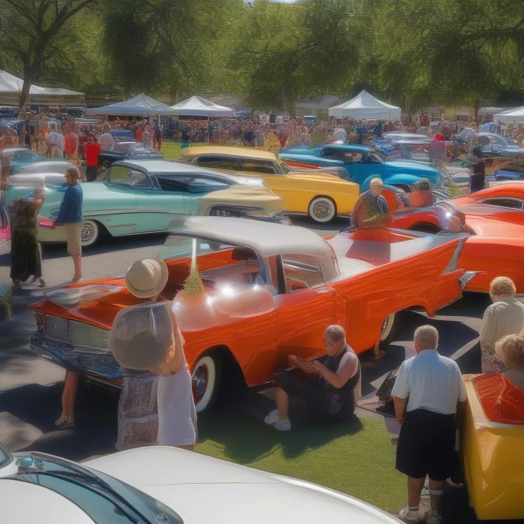 Classic car show in Arizona