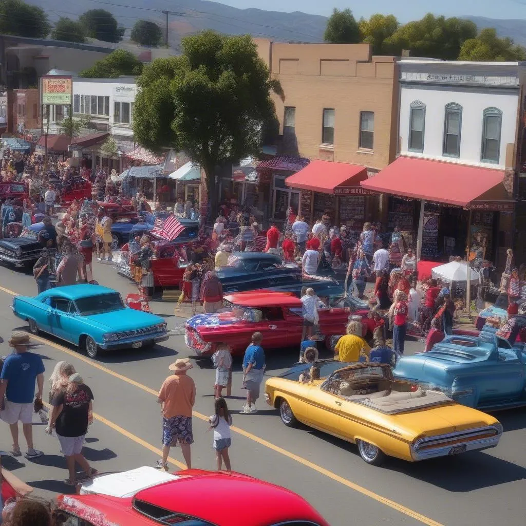 Fillmore Car Show Crowd