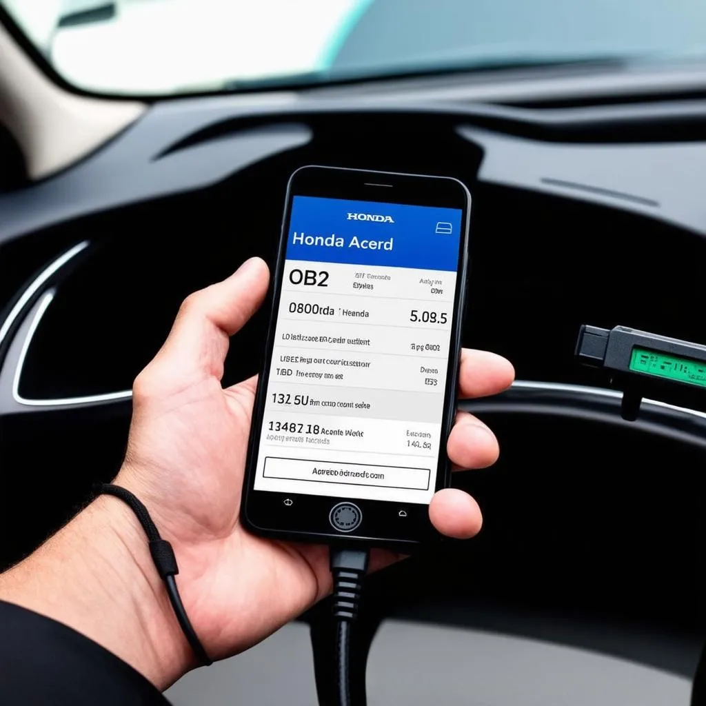 Honda Accord OBD App Smartphone