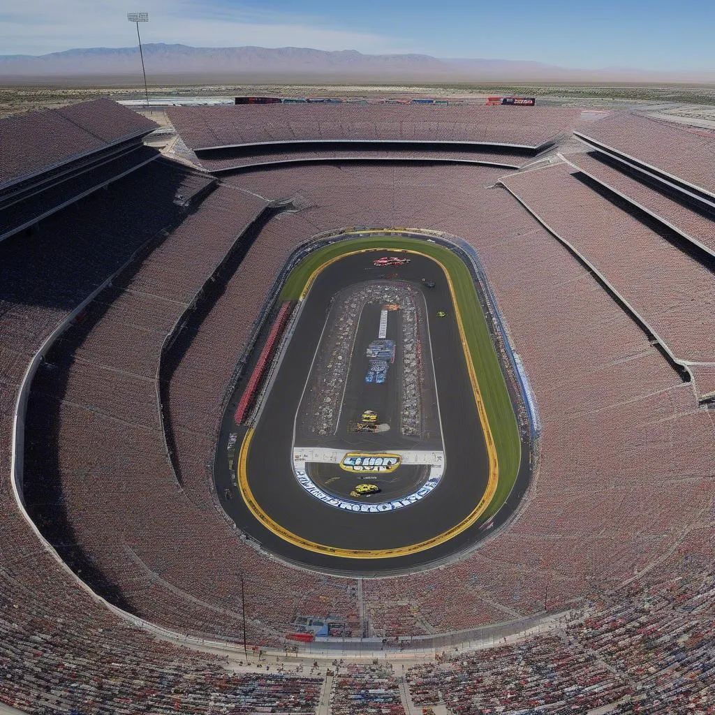 NASCAR race at Las Vegas Motor Speedway