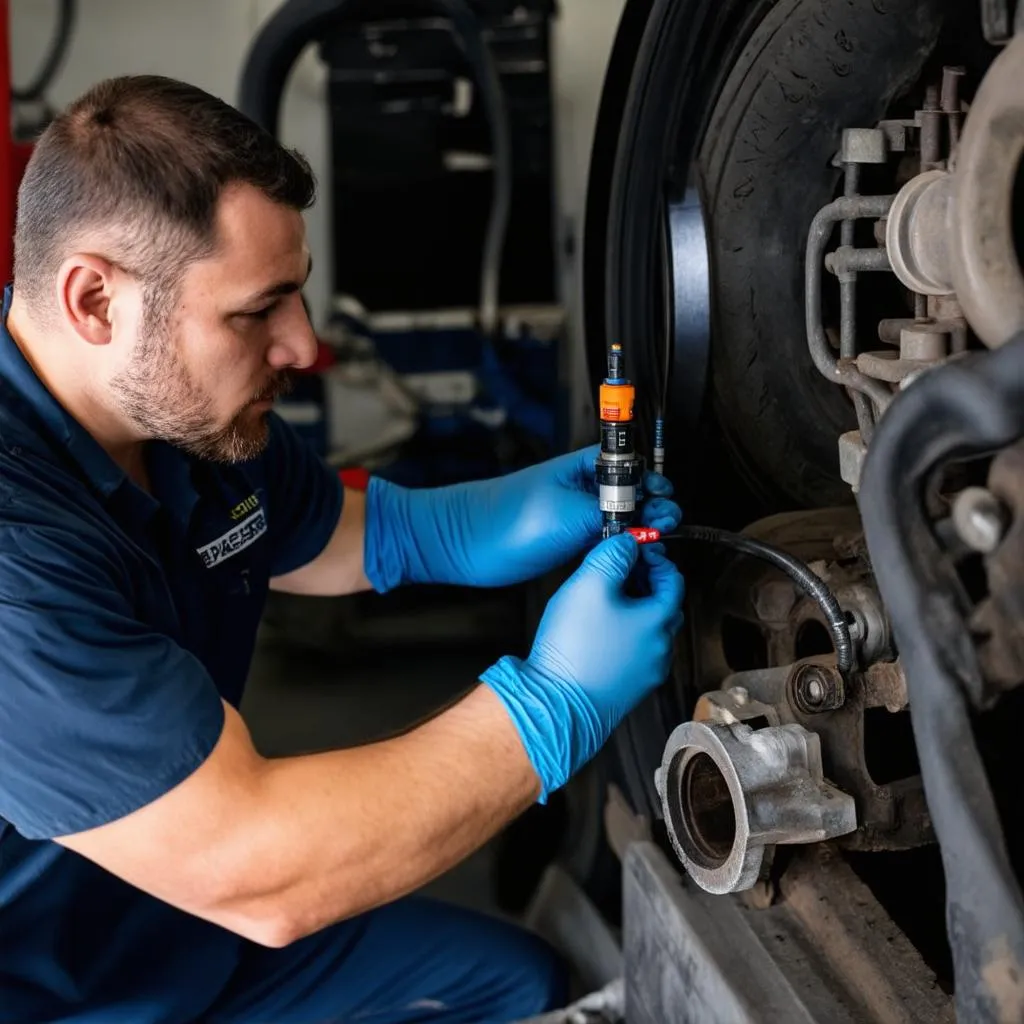 Inspecting ABS Sensors