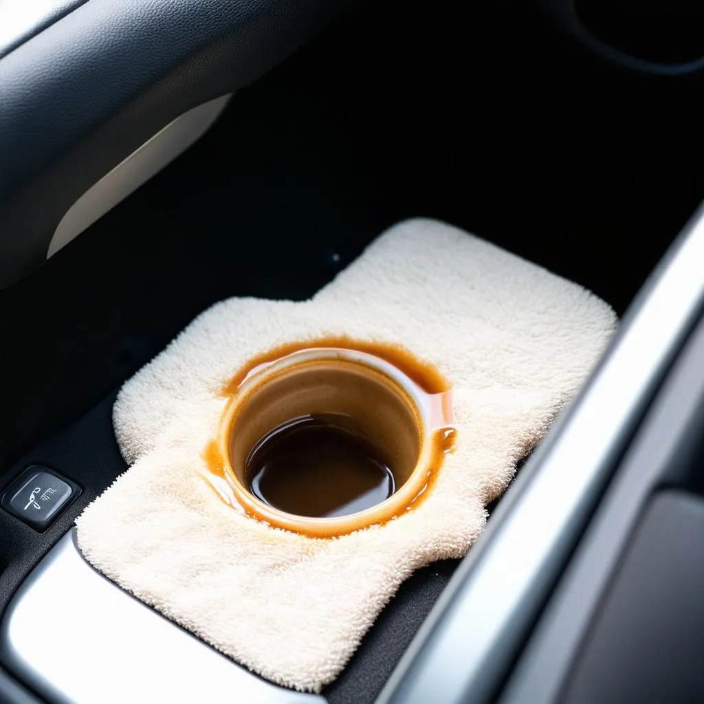 Absorbent car coaster