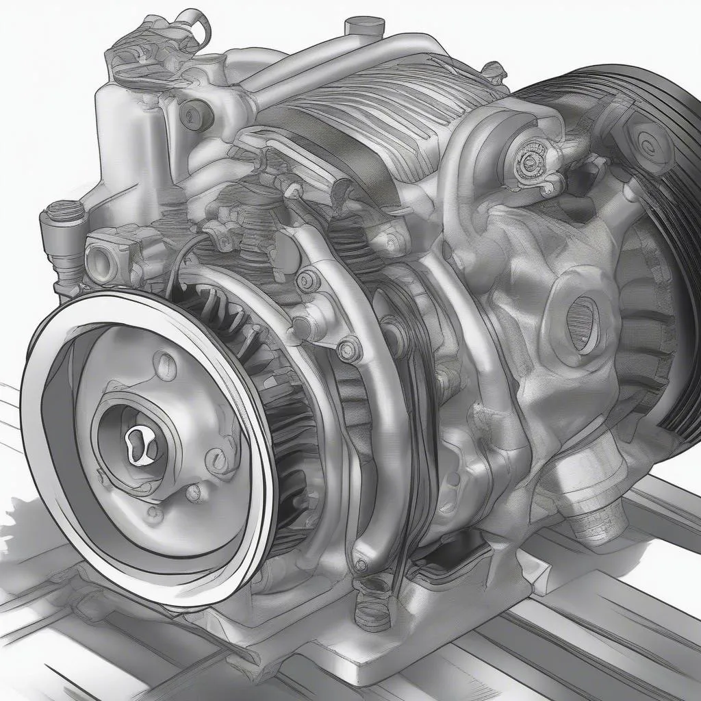 Car AC Compressor Belt Shutdown