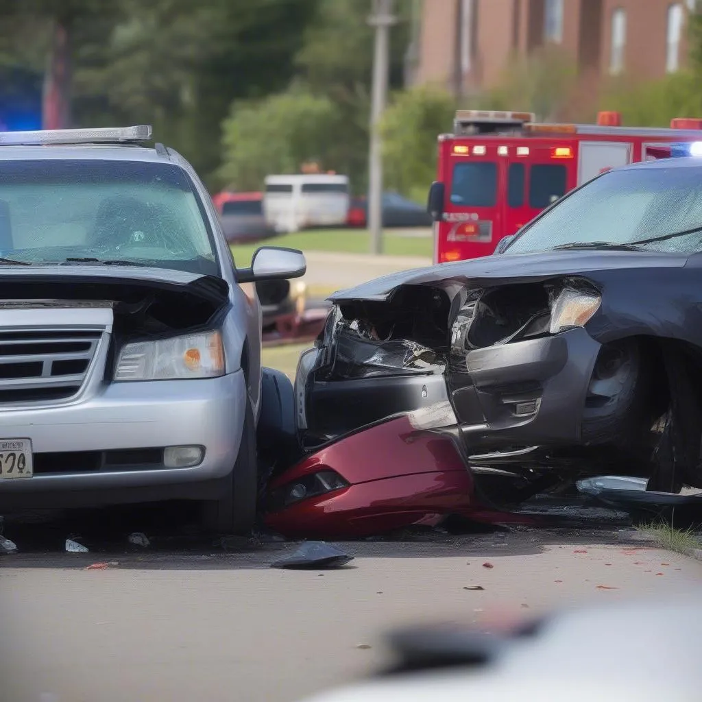 Car Accident Scene