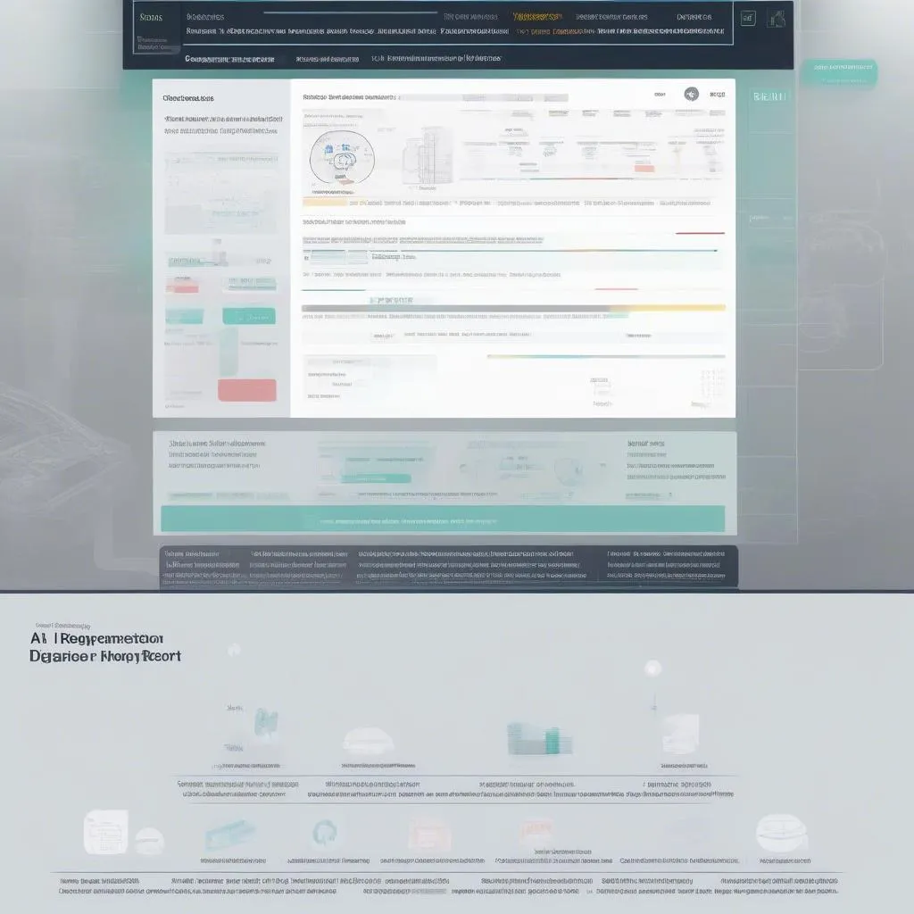 AI Car Generator Diagnostic Report on a Dashboard