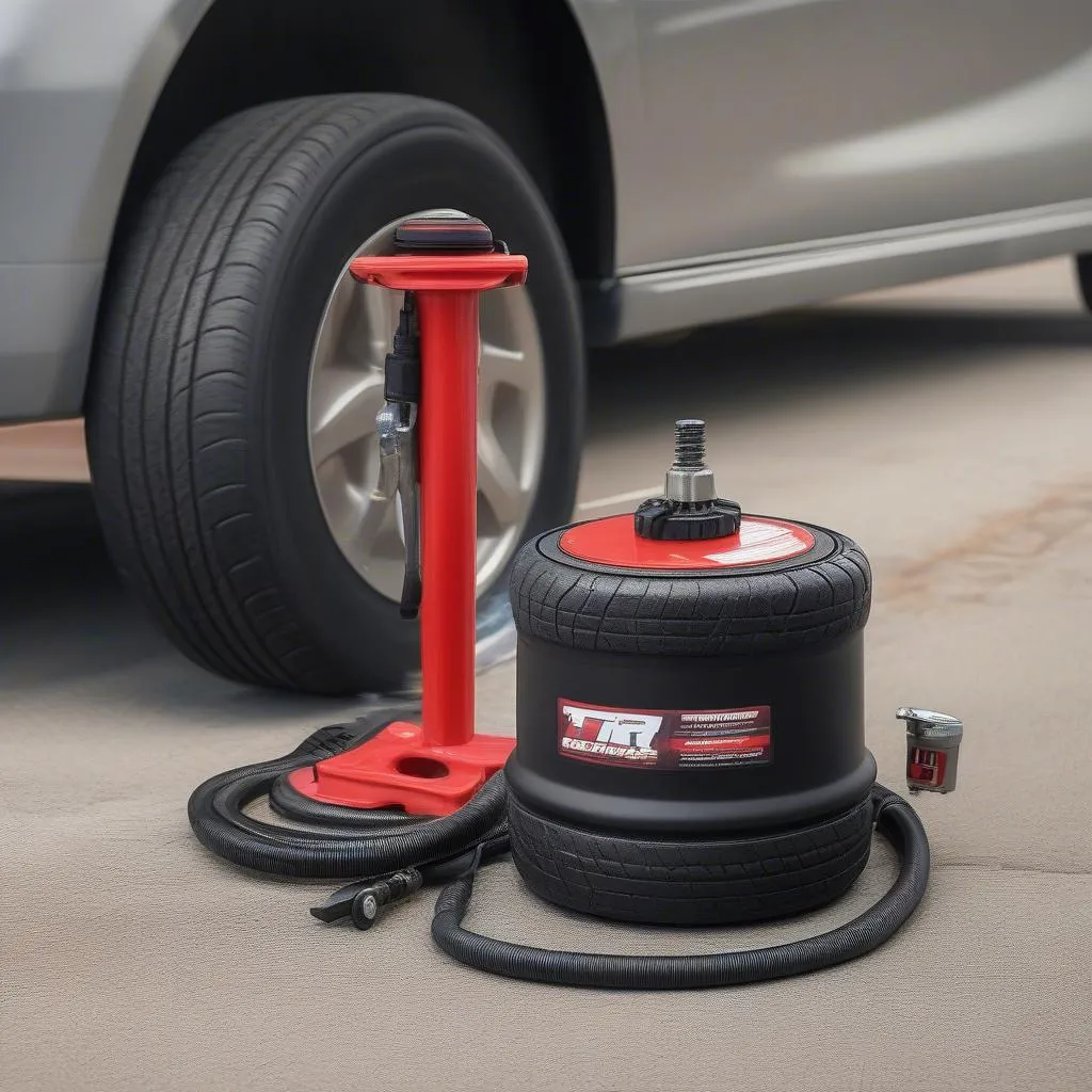 Portable Air Jack for Easy Tire Changes