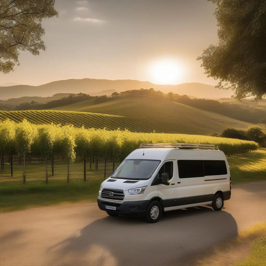 Alsatian Campervan Vineyard