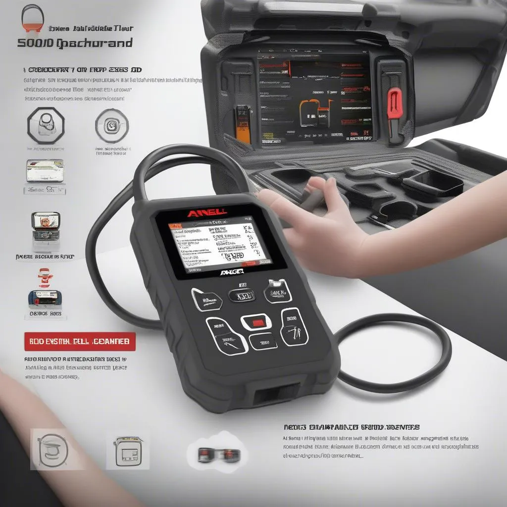 Ancel VD500 OBD2 Diagnostic Scanner: Can It Reset the E-brake?