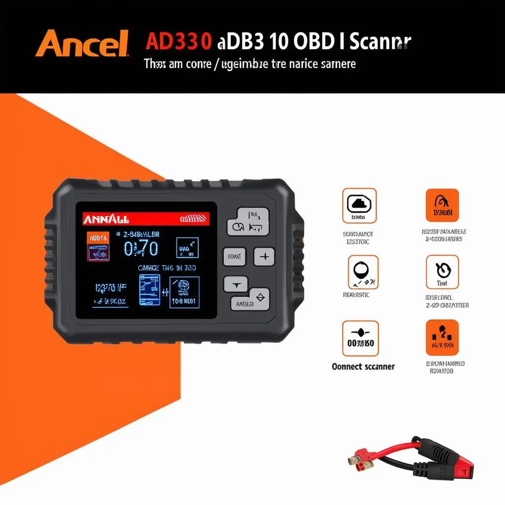 Ancel AD310 OBD II Scanner Features