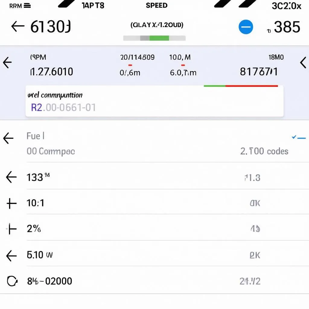 Android OBD App Dashboard