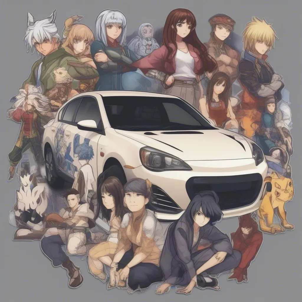 Custom Anime Decal