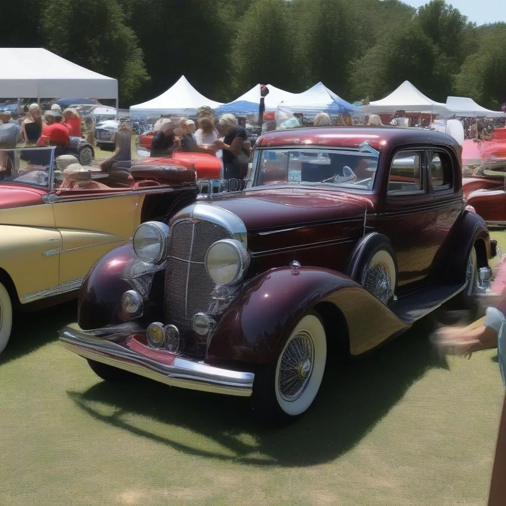 Antique car show