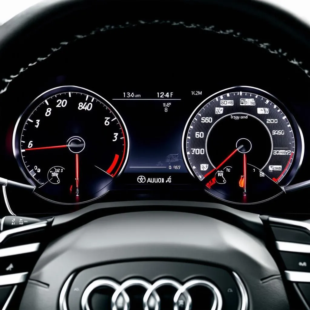 Audi A3 dashboard display