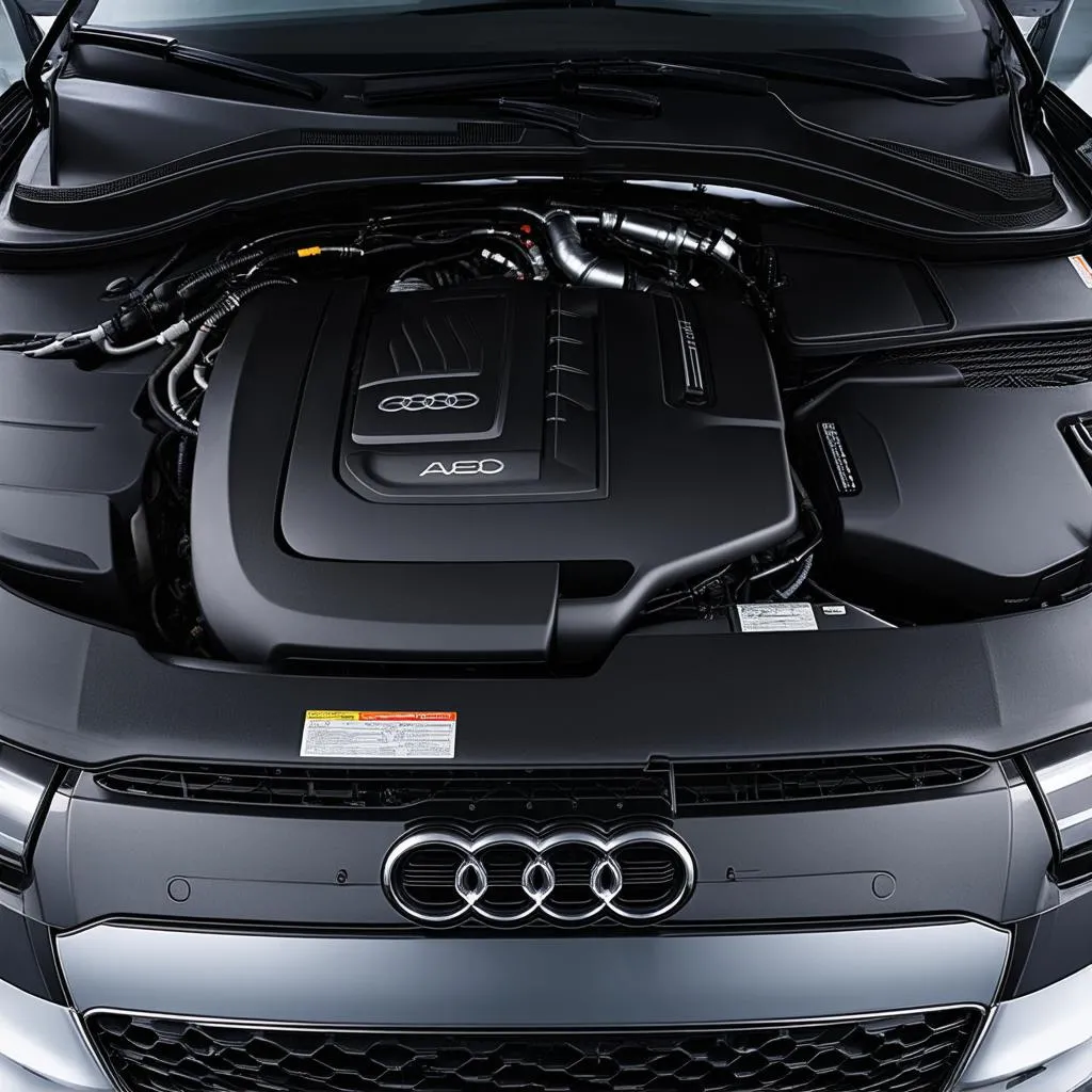 Audi A3 engine bay