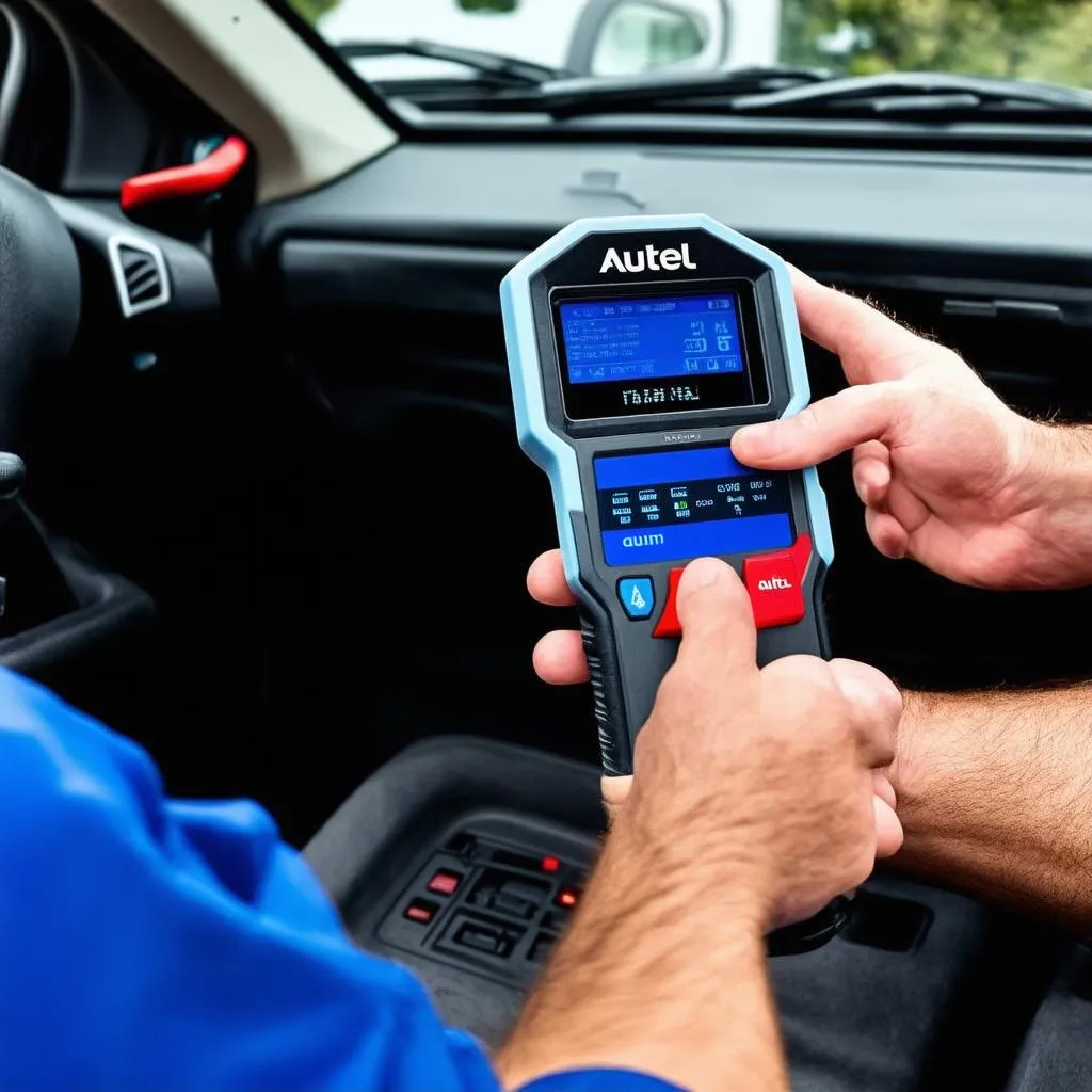 autel obd scanner for car diagnostics