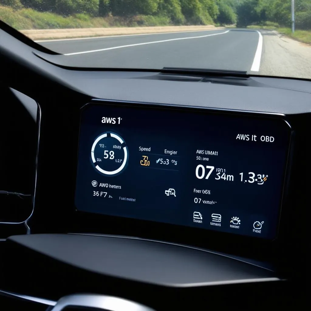 AWS IoT OBD car dashboard