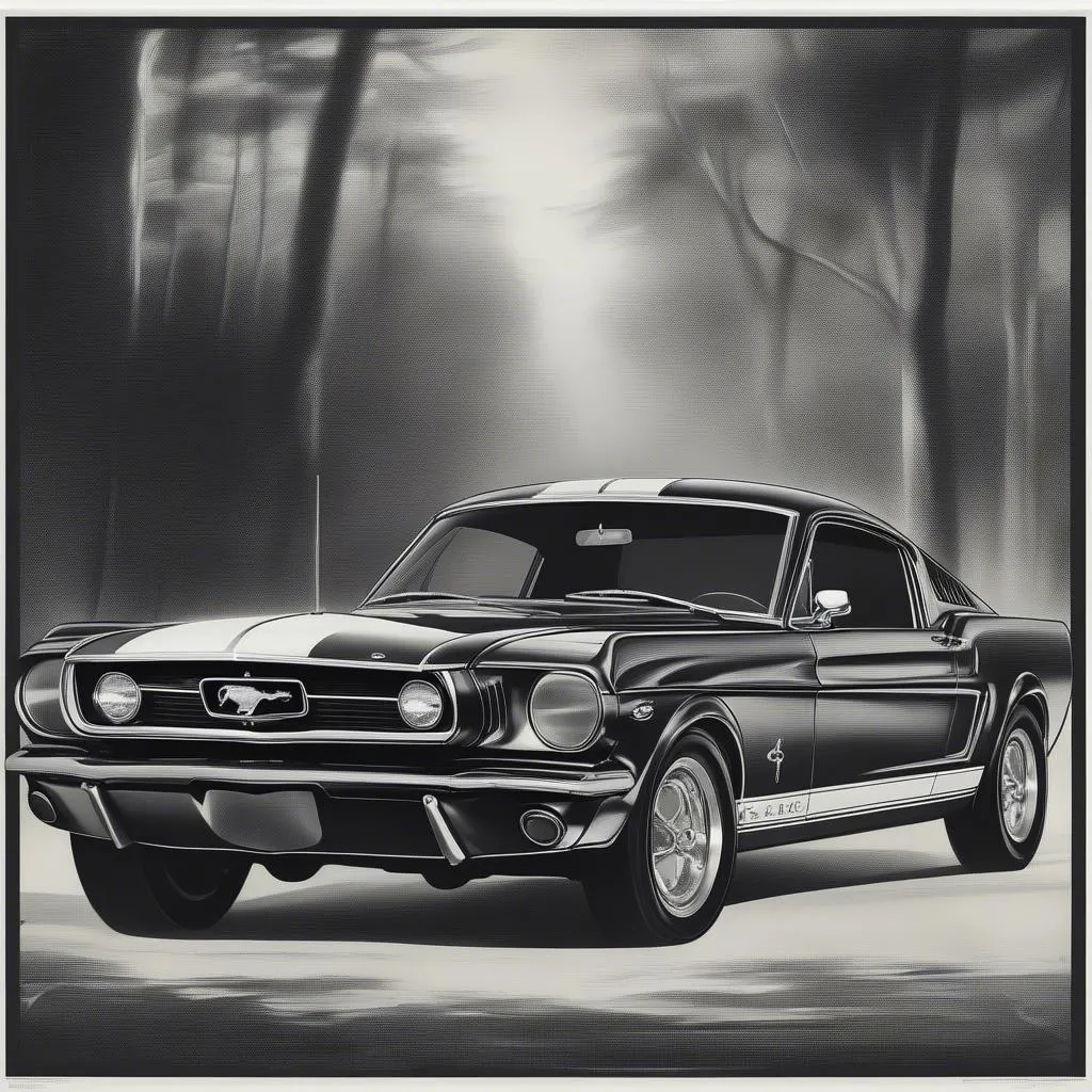 Black and White Car Posters: A Timeless Style Statement