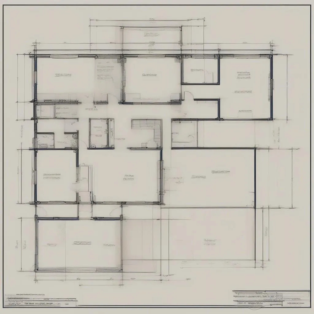 house plan blueprint