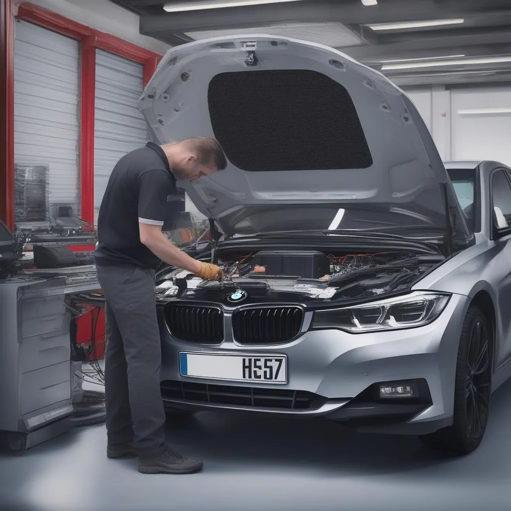 Dealer Scanner for European Cars diagnostics on a BMW 3 Series