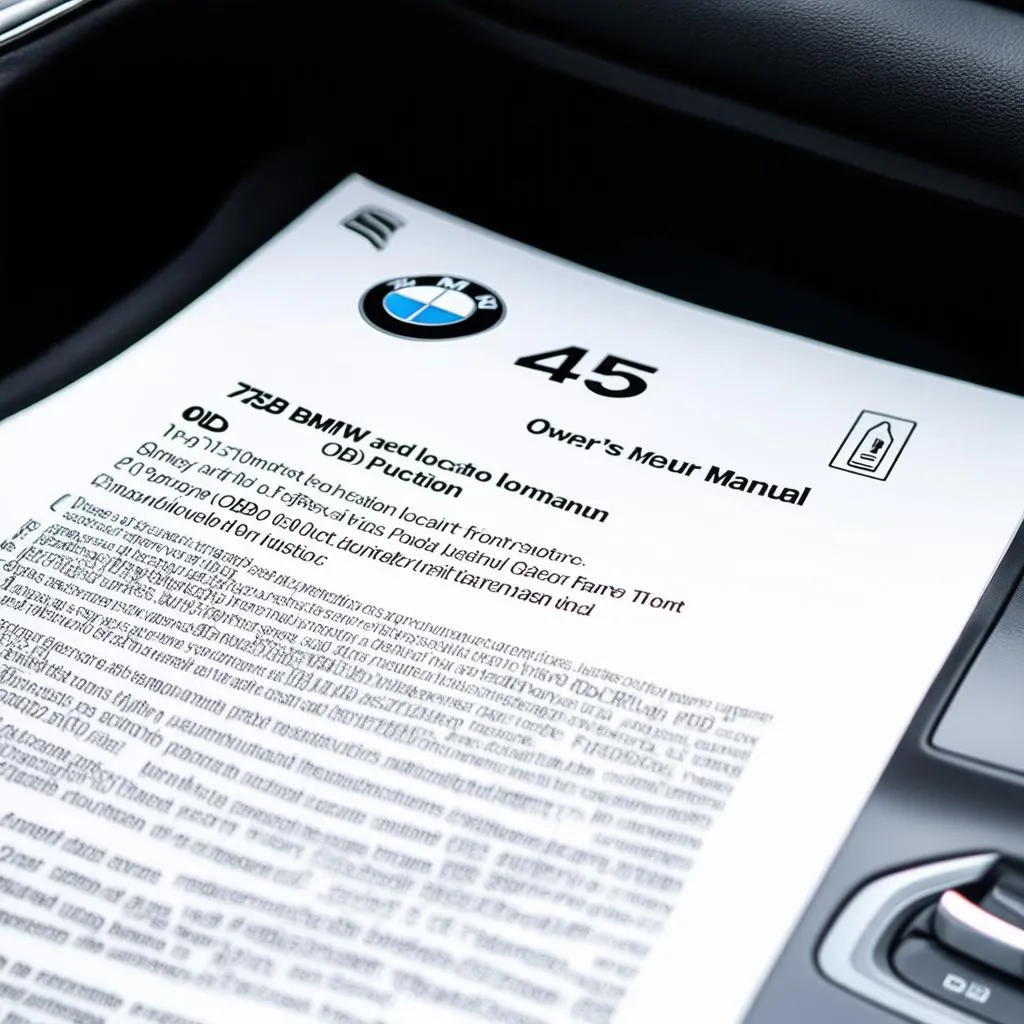 BMW 745i Owner's Manual