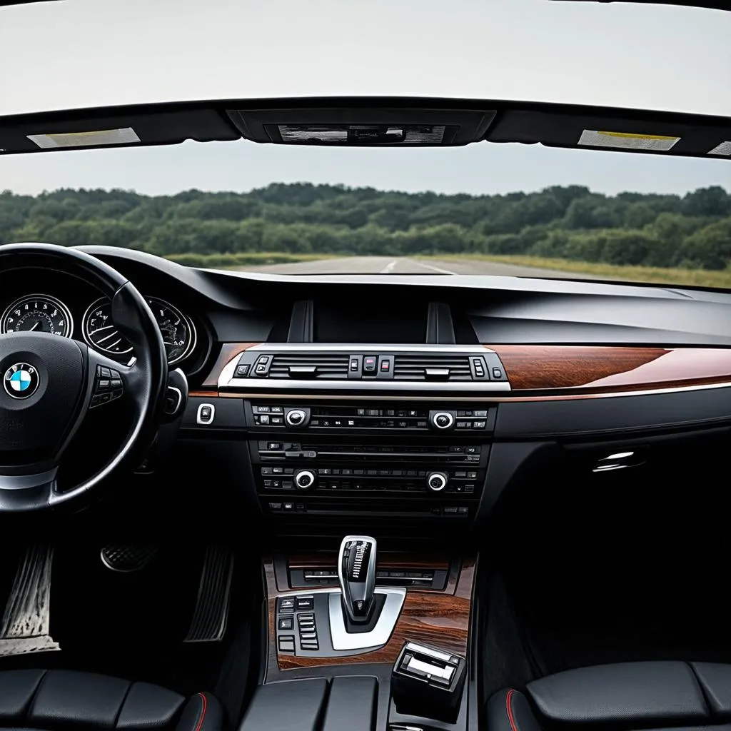 Dashboard of a 2007 BMW 750li