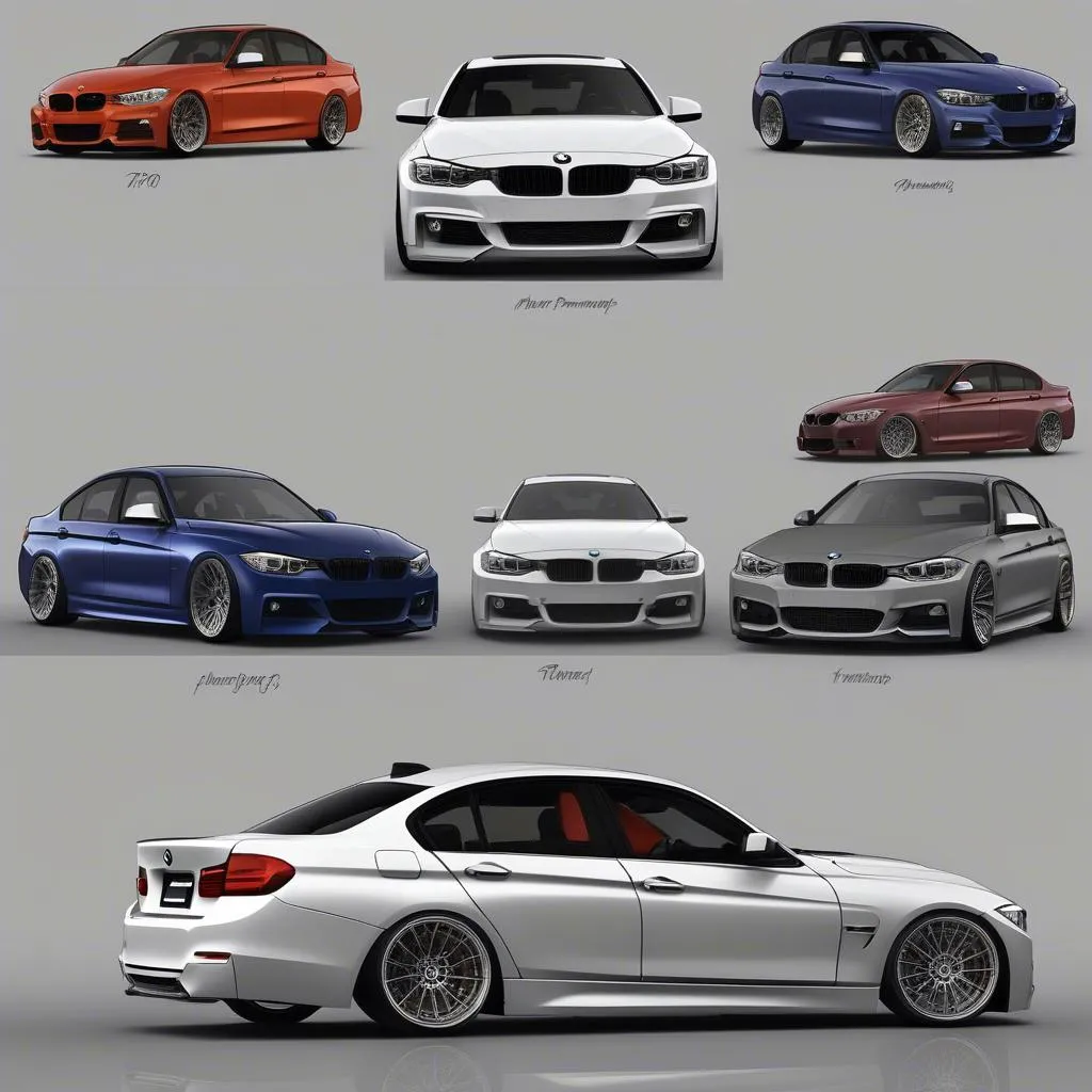 BMW F30 customization options