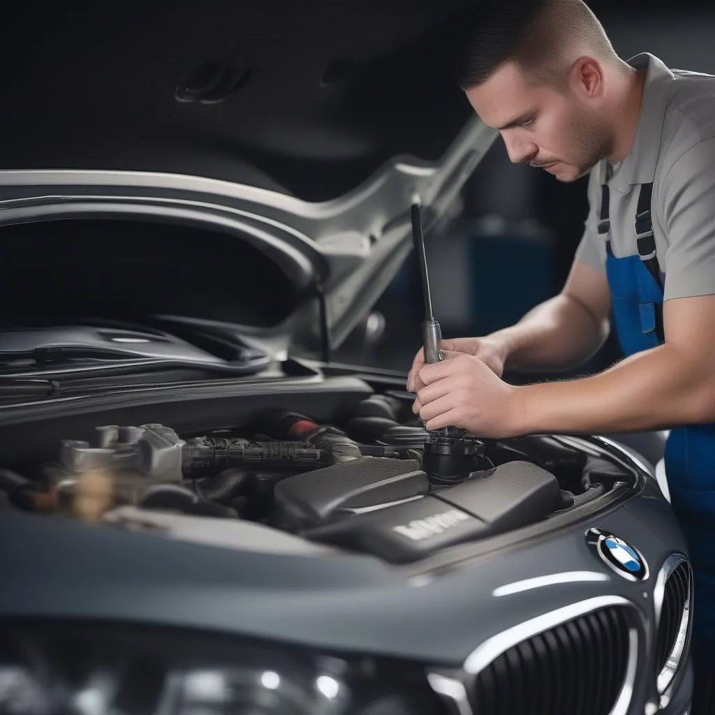 BMW Mechanic Inspection