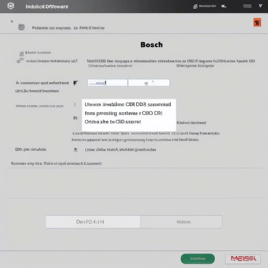 Bosch OBD 1200 software update