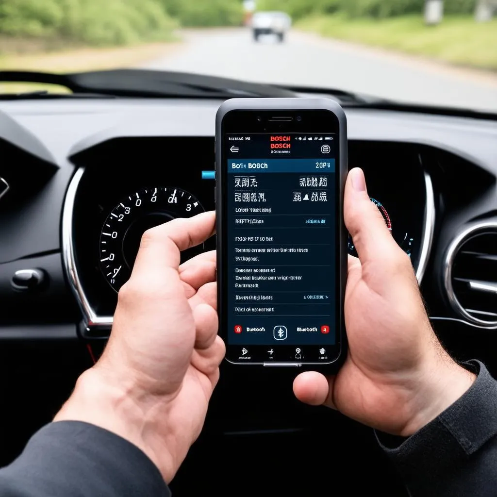 Bosch OBD Scanner App Connected